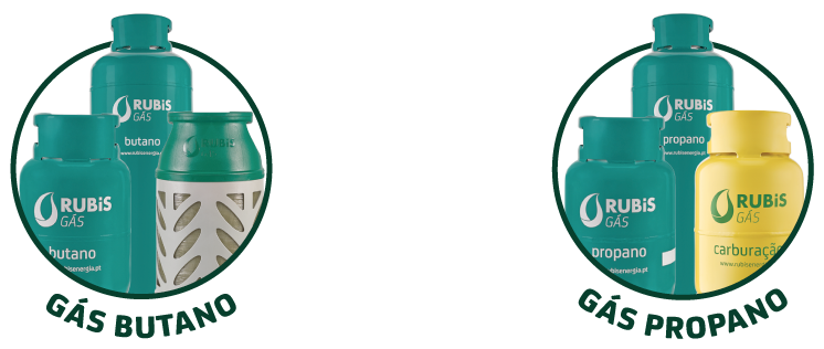 Garrafas de Gás